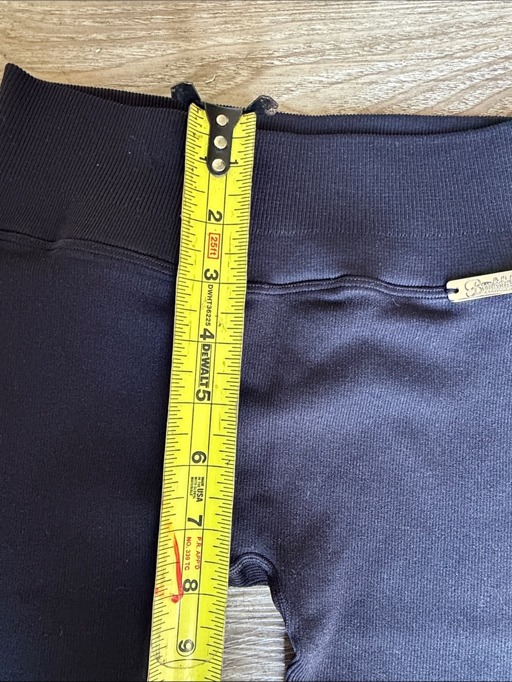 NWT Bombshell Black High Waist Leggings Size: S - Picture 5 of 8